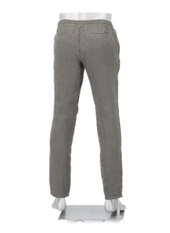 ALBERTO Hose House, Reines Leinen, graubraun^ Smart Cotton|Hosen