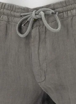 ALBERTO Hose House, Reines Leinen, graubraun^ Smart Cotton|Hosen