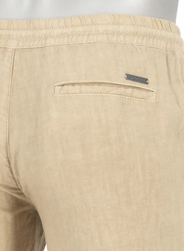 ALBERTO Hose House, Reines Leinen, beige^ Smart Cotton|Hosen