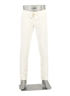 ALBERTO Hose House, Reines Leinen, ecru^ Alles Weiss|Smart Cotton