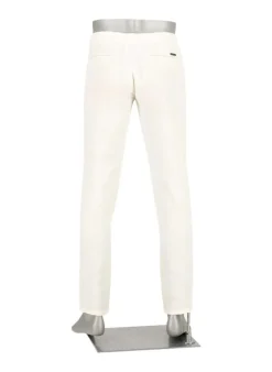 ALBERTO Hose House, Reines Leinen, ecru^ Alles Weiss|Smart Cotton