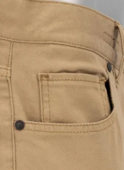 ALBERTO Hose Jive-C, Comfort Fit, Twill, dunkelbeige^ Hosen
