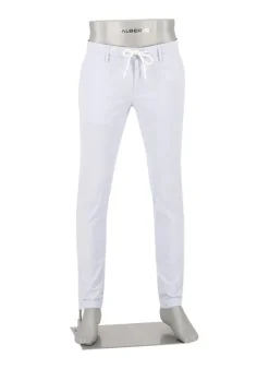 ALBERTO Hose Jump, Slim Fit, Baumwolle, hellblau gestreift^ Hosen|Chino