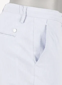 ALBERTO Hose Jump, Slim Fit, Baumwolle, hellblau gestreift^ Hosen|Chino
