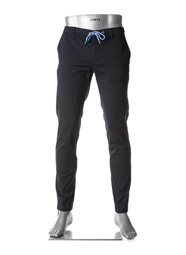 ALBERTO Hose Jump, Slim Fit, Baumwolle, dunkelblau^ Smart Cotton|Hosen
