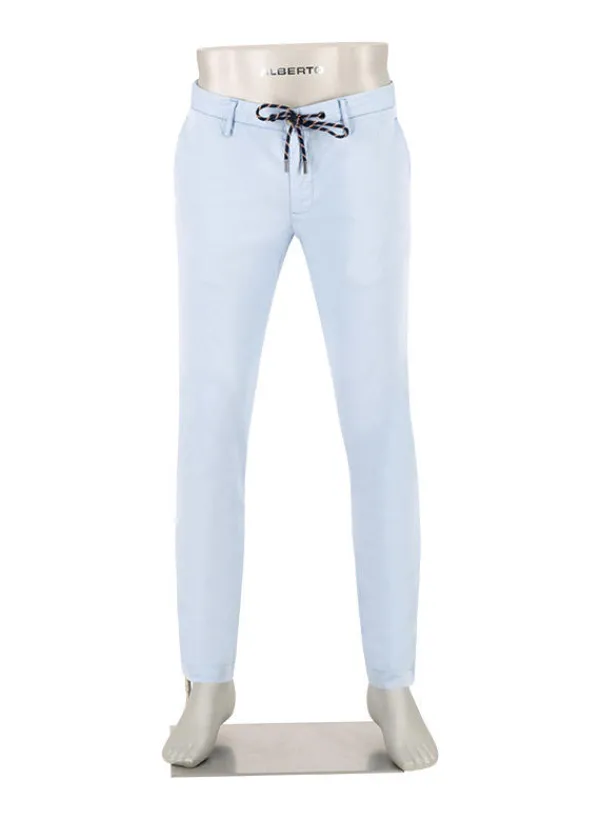 ALBERTO Hose Jump, Slim Fit, Baumwolle, eisblau^ Hosen