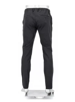 ALBERTO Hose Jump, Slim Fit, Baumwolle, schwarz^ Smart Cotton|Hosen