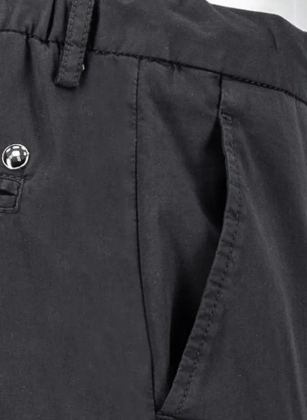 ALBERTO Hose Jump, Slim Fit, Baumwolle, schwarz^ Smart Cotton|Hosen