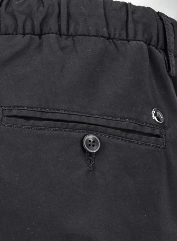ALBERTO Hose Jump, Slim Fit, Baumwolle, schwarz^ Smart Cotton|Hosen