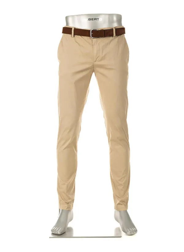 ALBERTO Hose Jump, Slim Fit, Baumwolle, beige^ Smart Cotton|Hosen
