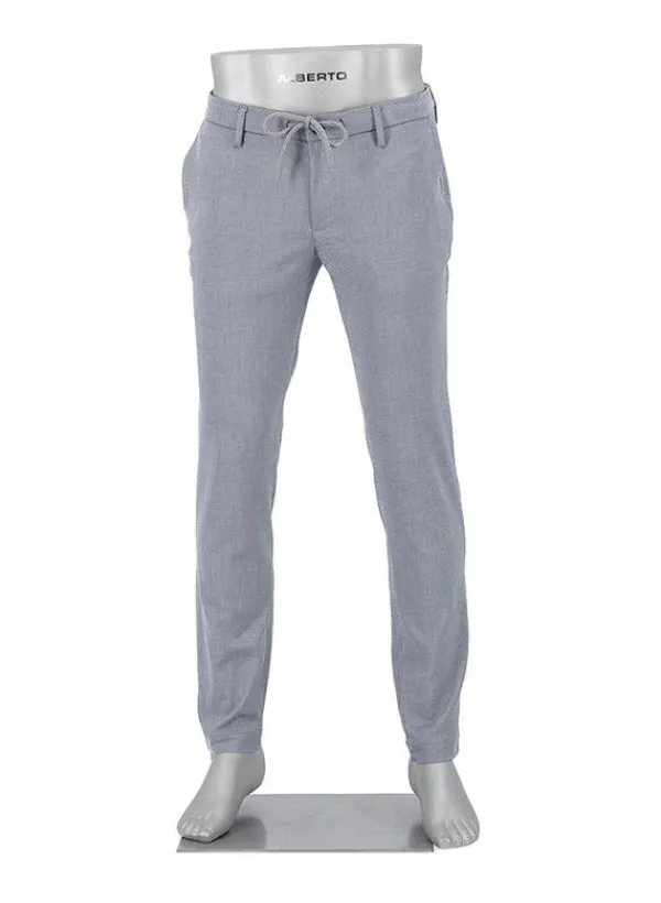 ALBERTO Hose Jump, Slim Fit, Ceramica®, blau meliert^ Ceramica|Hosen