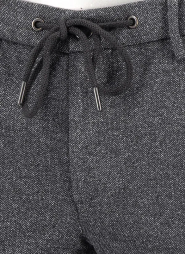 ALBERTO Hose Jump, Slim Fit, Jersey, dunkelgrau^ Hosen