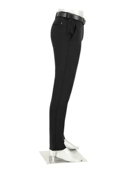 ALBERTO Hose Move, Slim Fit, Jersey, schwarz^ Chino|Hosen