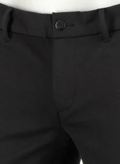 ALBERTO Hose Move, Slim Fit, Jersey, schwarz^ Chino|Hosen
