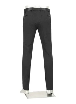 ALBERTO Hose Move, Slim Fit, Jersey, grau meliert^ Chino|Hosen