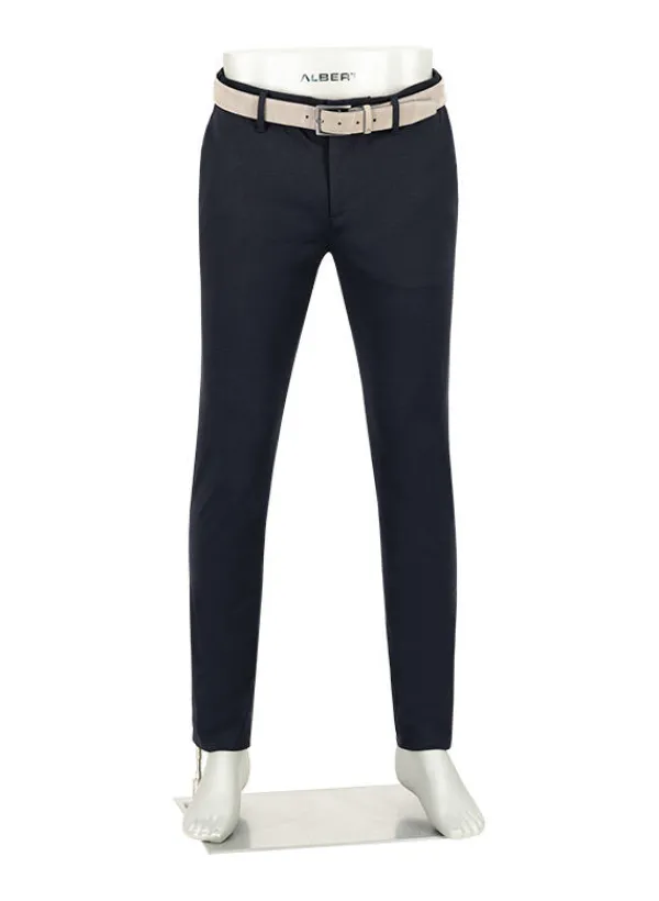 ALBERTO Hose Move, Slim Fit, Jersey, navy^ Chino|Hosen