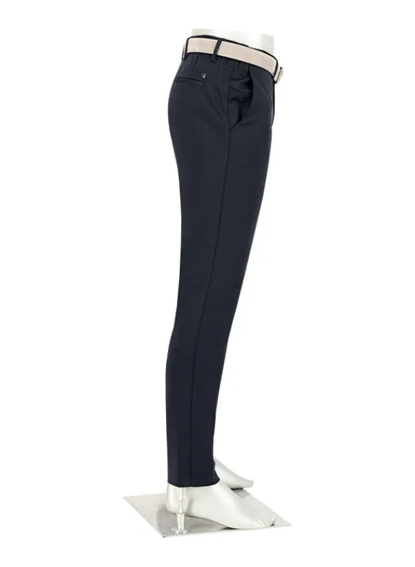 ALBERTO Hose Move, Slim Fit, Jersey, navy^ Chino|Hosen