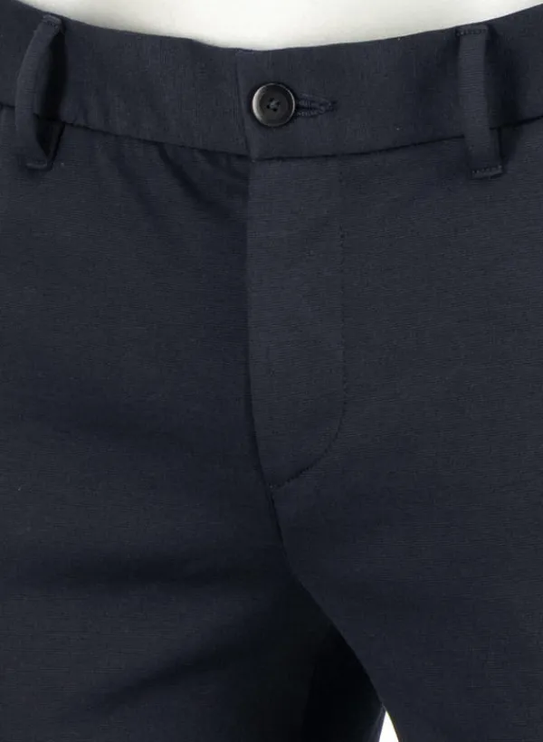 ALBERTO Hose Move, Slim Fit, Jersey, navy^ Chino|Hosen