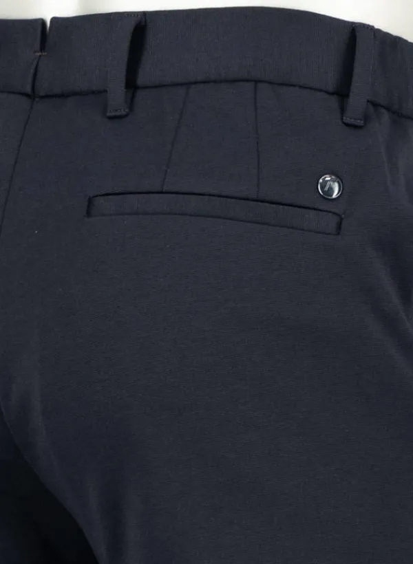 ALBERTO Hose Move, Slim Fit, Jersey, navy^ Chino|Hosen