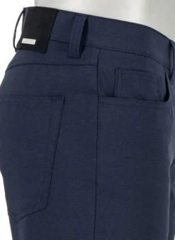 ALBERTO Hose Pipe, Regular Fit Ceramica®, navy meliert^ Hosen