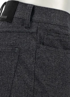 ALBERTO Hose Pipe, Regular Fit, Jersey, anthrazit gemustert^ Hosen