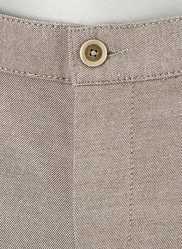 ALBERTO Hose Rob, Slim Fit, Baumwolle, braun meliert^ Hosen