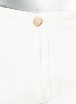 ALBERTO Hose Rob, Slim Fit, Baumwolle-Leinen, offwhite^ Alles Weiss|Smart Cotton