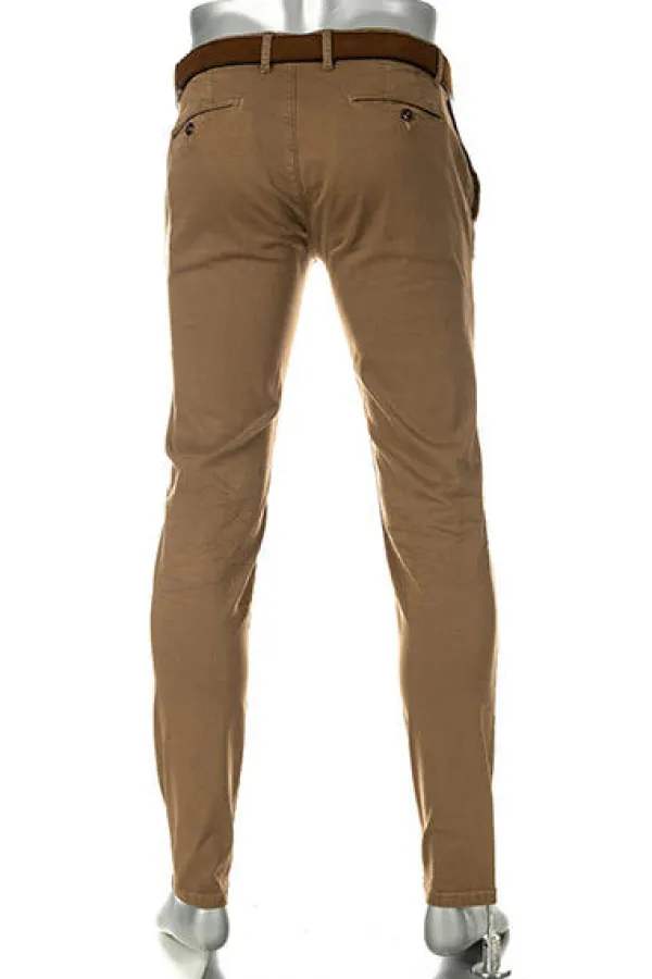 ALBERTO Hose Rob, Slim Fit, Baumwolle T400®, braun^ Jeans