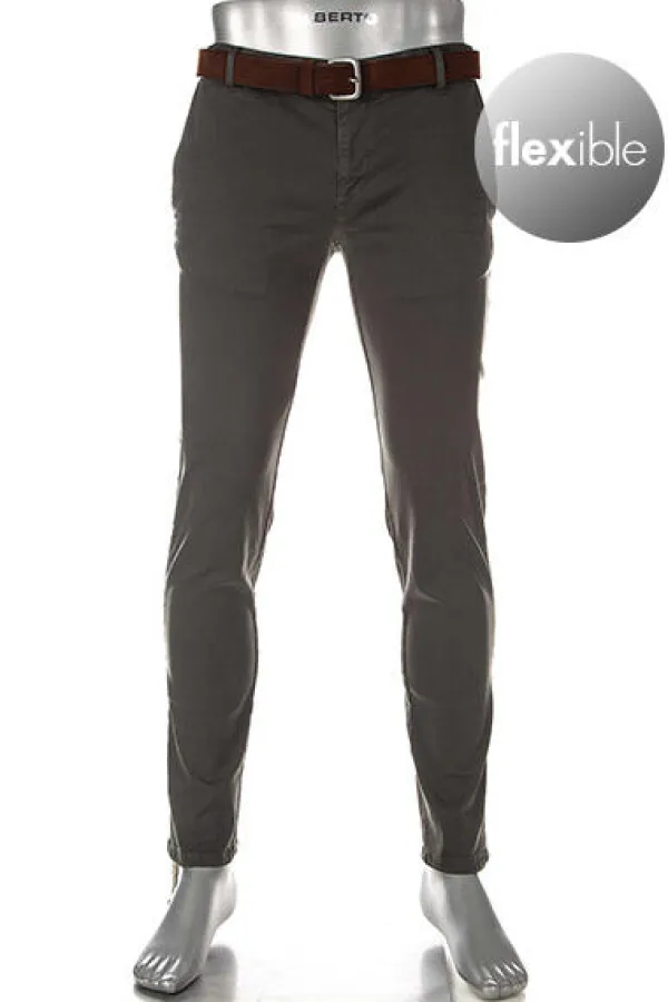 ALBERTO Hose Rob, Slim Fit, Baumwolle T400®, militärgrün^ Jeans