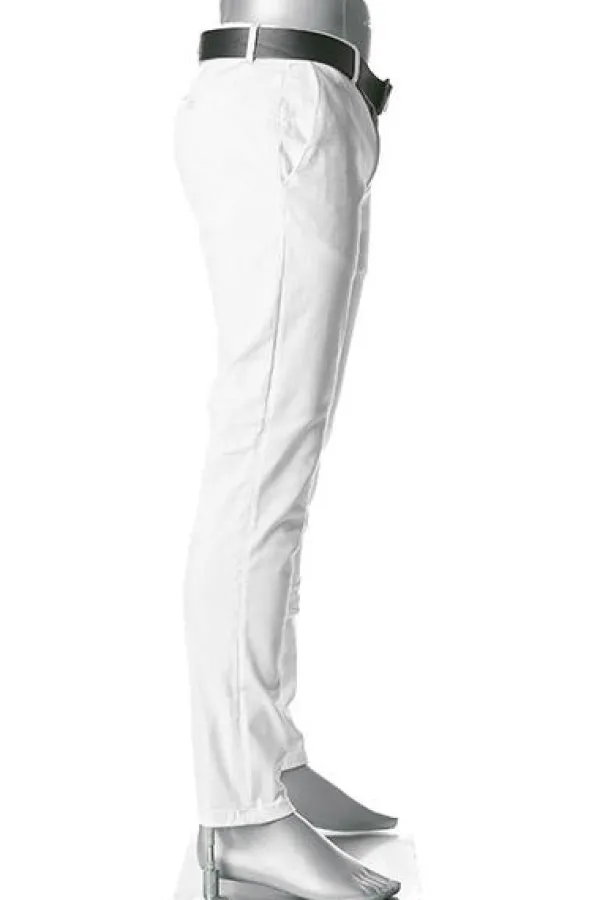 ALBERTO Hose Rob, Slim Fit, Baumwolle T400®, weiß^ Alles Weiss|Jeans