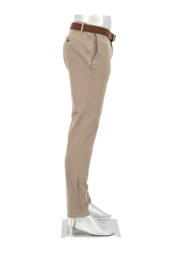 ALBERTO Hose Rob, Slim Fit, Baumwolle T400®, hellbraun^ Jeans