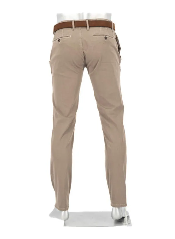 ALBERTO Hose Rob, Slim Fit, Baumwolle T400®, hellbraun^ Jeans