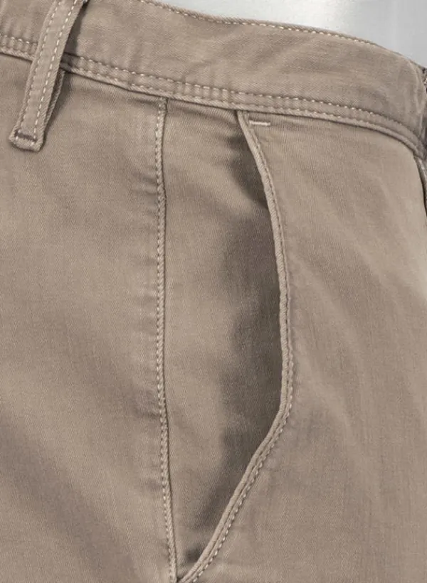 ALBERTO Hose Rob, Slim Fit, Baumwolle T400®, hellbraun^ Jeans