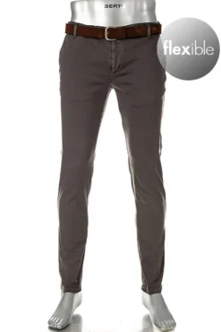 ALBERTO Hose Rob, Slim Fit, Baumwolle T400®, graubraun^ Jeans