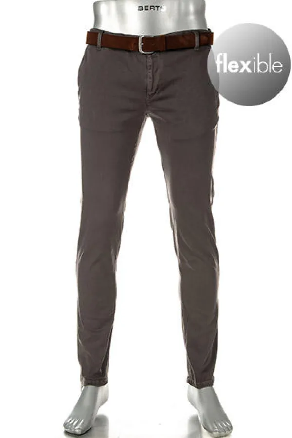 ALBERTO Hose Rob, Slim Fit, Baumwolle T400®, graubraun^ Jeans