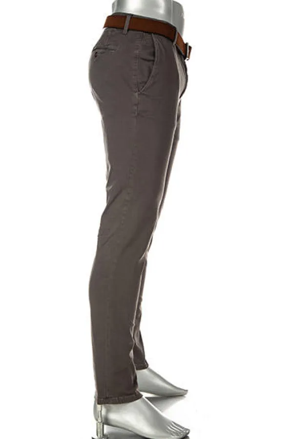 ALBERTO Hose Rob, Slim Fit, Baumwolle T400®, graubraun^ Jeans