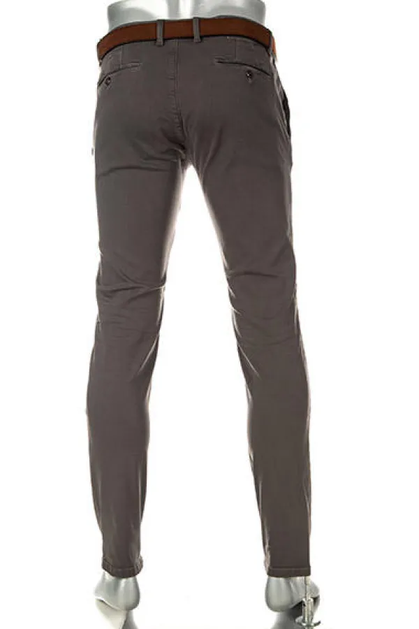 ALBERTO Hose Rob, Slim Fit, Baumwolle T400®, graubraun^ Jeans