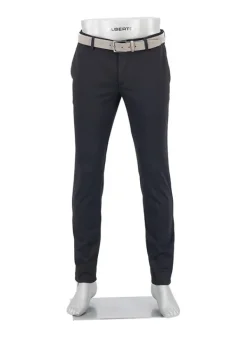 ALBERTO Hose Rob, Slim Fit, Jersey, schwarz^ Hosen