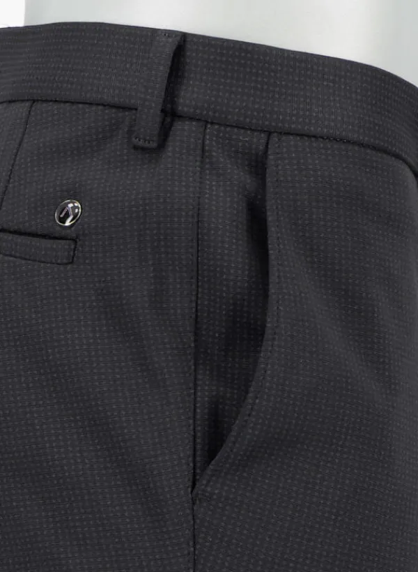 ALBERTO Hose Rob, Slim Fit, Jersey, schwarz^ Hosen