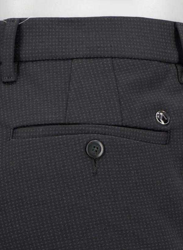 ALBERTO Hose Rob, Slim Fit, Jersey, schwarz^ Hosen