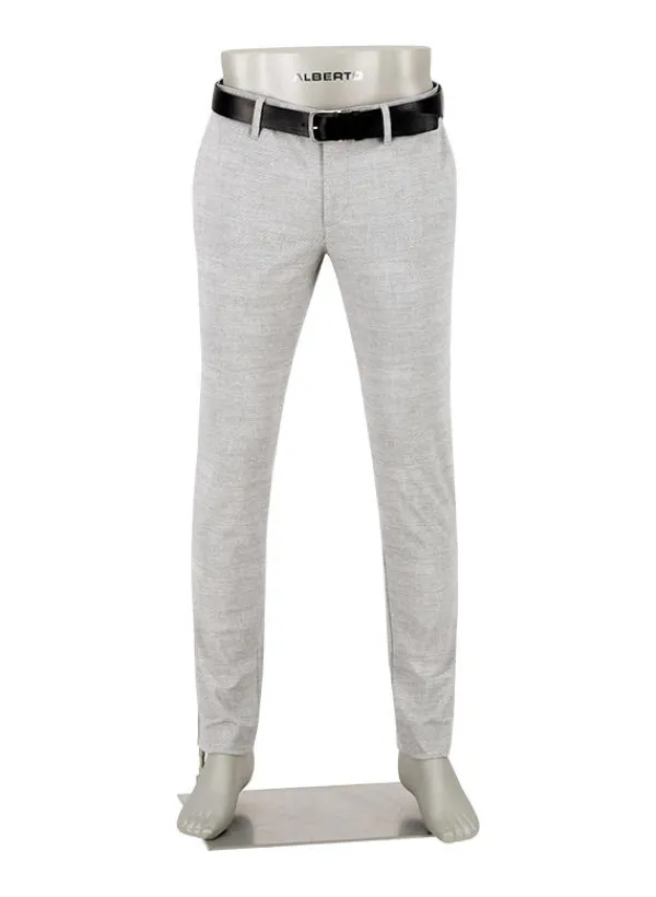 ALBERTO Hose Rob, Slim Fit, Jersey, grau gemustert^ Hosen