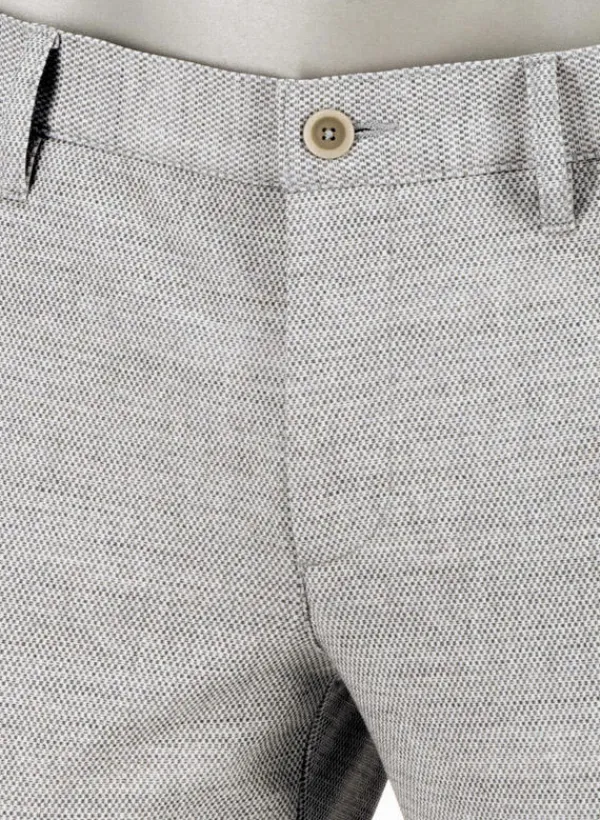 ALBERTO Hose Rob, Slim Fit, Jersey, grau gemustert^ Hosen