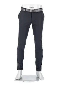 ALBERTO Hose Rob, Slim Fit, Mikrofaser wasserabweisend, schwarz meliert^ Hosen