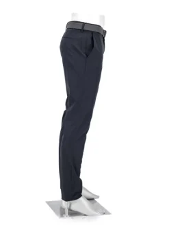 ALBERTO Hose Rob, Slim Fit, Mikrofaser wasserabweisend, navy meliert^ Hosen