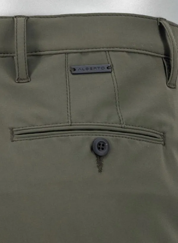 ALBERTO Hose Rob, Slim Fit, Revolutional®, dunkelgrün^ Revolutional|Hosen