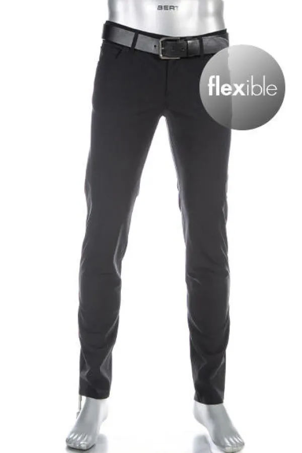 ALBERTO Hose, Slim Fit, Mikrofaser Revolutional®, schwarz^ Revolutional|Hosen