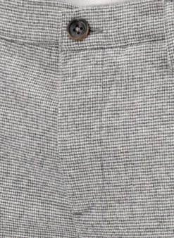 ALBERTO Hose, Slim Fit, Wolle waschbar, hellgrau meliert^ Hosen
