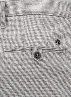 ALBERTO Hose, Slim Fit, Wolle waschbar, hellgrau meliert^ Hosen