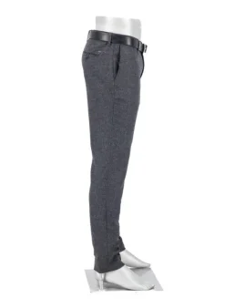 ALBERTO Hose, Slim Fit, Wolle waschbar, anthrazit meliert^ Hosen