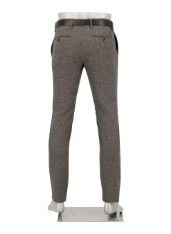 ALBERTO Hose, Slim Fit, Wolle waschbar, greige meliert^ Hosen